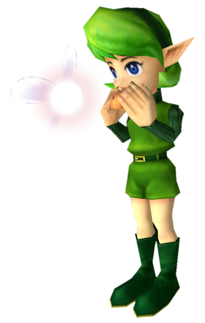 Saria playing ocarina - By TransparentJiggly64 on DeviantArt